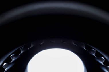 Aşırı yakın çekim araba tampon kasnak.