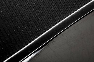 Yuvarlak saliences ile metal doku yakın çekim.