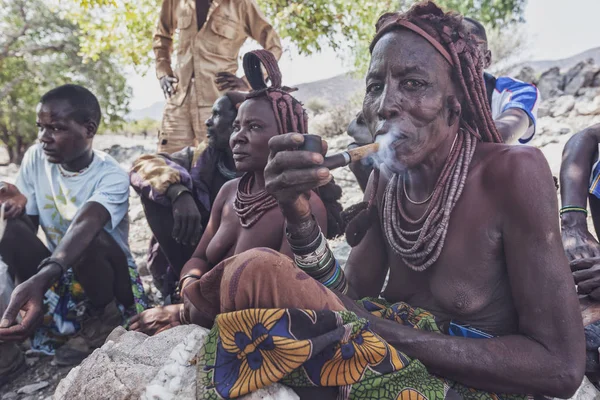 Namibe Och Angola Aug 2013 Porträtt Afrikanska Äldre Kvinna Tillhör — Stockfoto