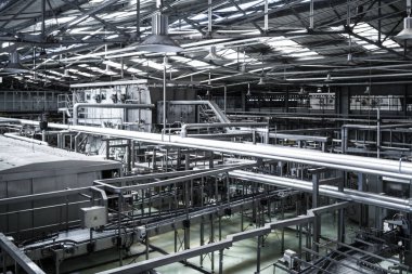 İçecekler Fabrikası'nın kapalı görünüm.