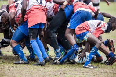 2013 - Amatör arkadaş rugby oynayan takım Pointnoire/Kongo - 18 Mayıs