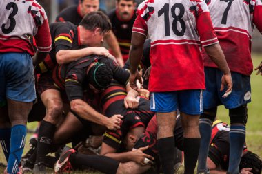 2013 - Amatör arkadaş rugby oynayan takım Pointnoire/Kongo - 18 Mayıs