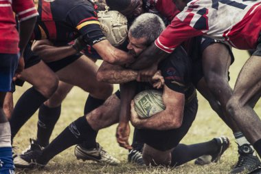 2013 - Amatör arkadaş rugby oynayan takım Pointnoire/Kongo - 18 Mayıs
