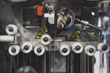 İçecek Paketleme makinesi yakın çekim