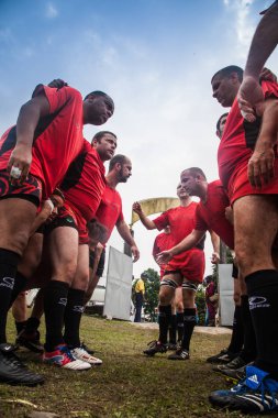 2013 - Amatör arkadaş rugby oynayan takım Pointnoire/Kongo - 18 Mayıs