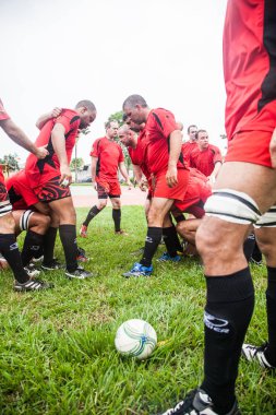 2013 - Amatör arkadaş rugby oynayan takım Pointnoire/Kongo - 18 Mayıs