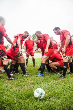 2013 - Amatör arkadaş rugby oynayan takım Pointnoire/Kongo - 18 Mayıs