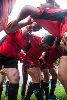 2013 - Amatör arkadaş rugby oynayan takım Pointnoire/Kongo - 18 Mayıs