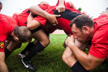 2013 - Amatör arkadaş rugby oynayan takım Pointnoire/Kongo - 18 Mayıs