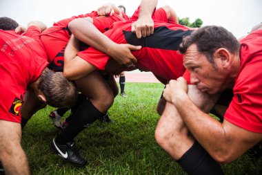 2013 - Amatör arkadaş rugby oynayan takım Pointnoire/Kongo - 18 Mayıs