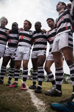 2013 - Amatör arkadaş rugby oynayan takım Pointnoire/Kongo - 18 Mayıs