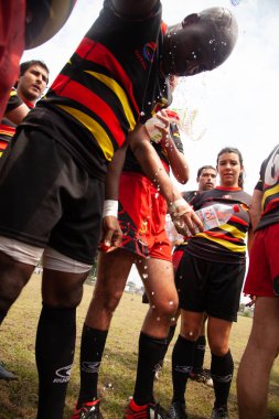 2013 - Amatör arkadaş rugby oynayan takım Pointnoire/Kongo - 18 Mayıs