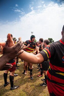 2013 - Amatör arkadaş rugby oynayan takım Pointnoire/Kongo - 18 Mayıs