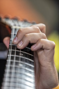 Klasik Portekiz gitar detayını. Fado için kullanılan.