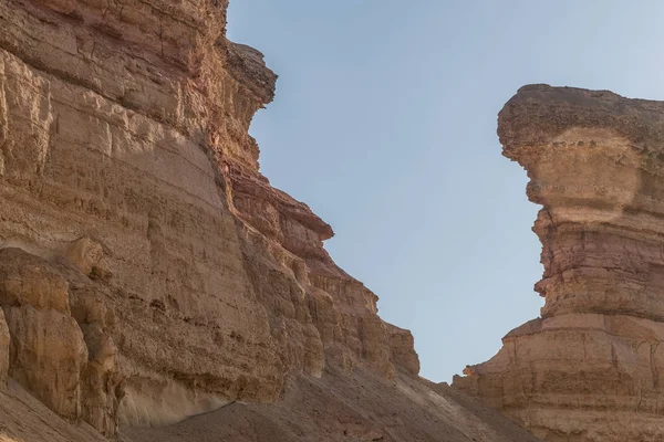 Φαράγγια Στην Έρημο Namibe Αφρική Αγκόλα Σημάδια Της Διάβρωσης — Φωτογραφία Αρχείου