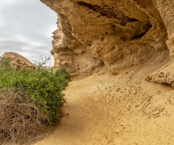 Namibe Arch Είναι Μια Όαση Στην Έρημο Που Συνήθως Γεμίζει — Φωτογραφία Αρχείου