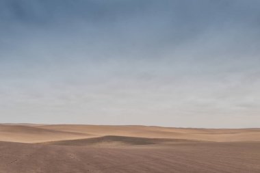 Namibe çöl panoramik manzaralı. Afrika. Angola.