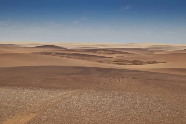 Fotografia Del Deserto Del Namibe Linea Costiera Con Dune Desertiche — Foto Stock