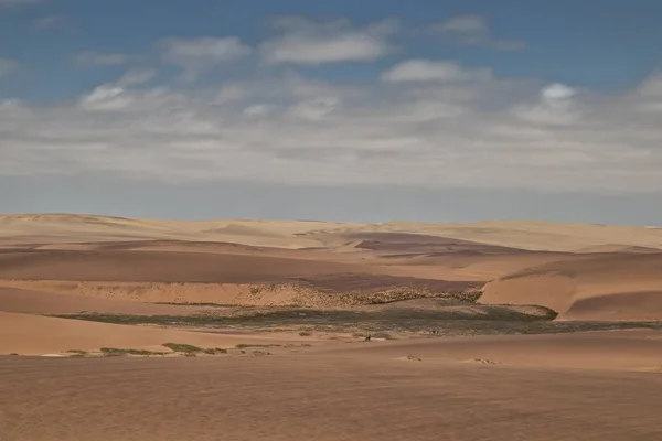 Fotografia Del Deserto Del Namibe Linea Costiera Con Dune Desertiche — Foto Stock