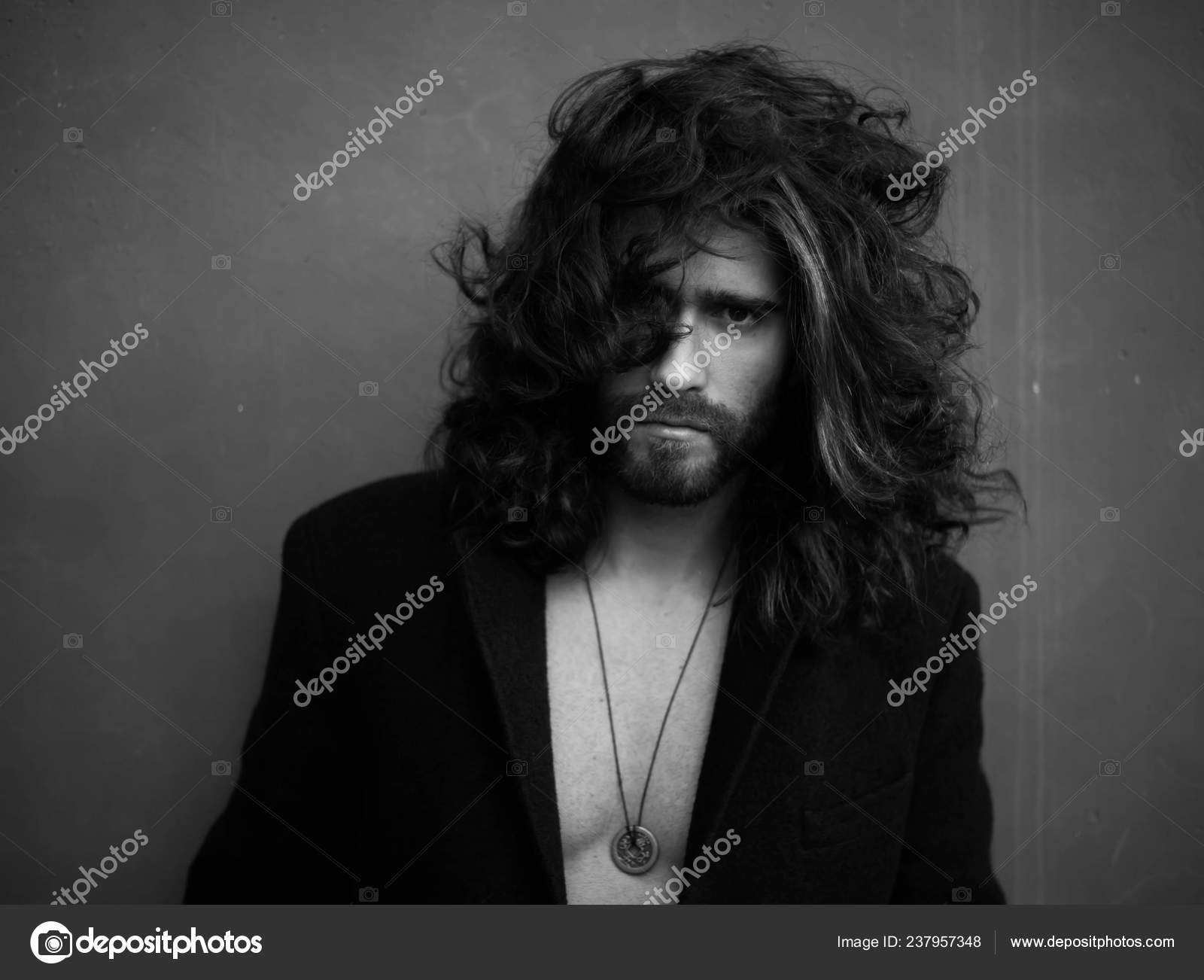 Close View Portrait Beard Hipster Man Long Dark Hair Stock Photo By C Marcjulsmail Gmail Com Close View Portrait Beard Hipster Man Long Dark Hair Stock Photo By C Marcjulsmail Gmail Com