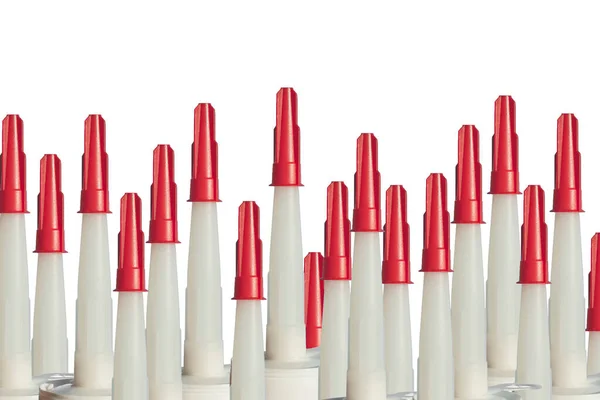 Beyaz hijyenik silikonlu tüp