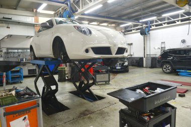  Atölye servis istasyonu Araba tamir araba teknisyen