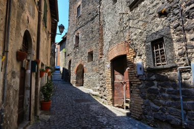 İtalya, Anguillara Sabazia - 31 Ocak 2016: Anguillara bir sma