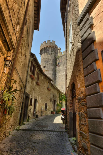 Itália, Anguillara Sabazia - 31 de janeiro de 2016: Anguillara é uma sma — Fotografia de Stock