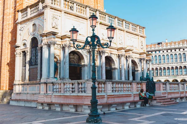 Венеция Италия Мая 2018 Года Прекрасная Архитектура Уникальной Венеции Открытка — стоковое фото