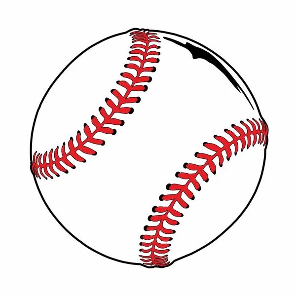 Baseball Standard Sport Bold Illustration – Stock-vektor