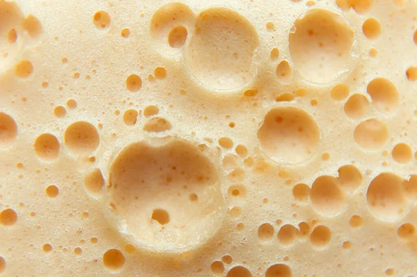 Yumuşak, taze sünger keki kapatıyoruz. makro