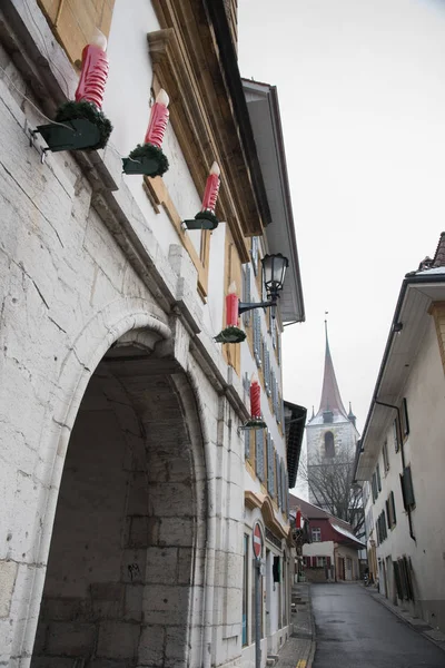 Murten Town Switzerland Europe — Stock Photo, Image