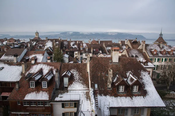 Murten Kasaba Sviçre Europe — Stok fotoğraf