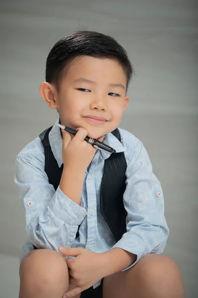 Asian Boy Dressed Smartly — Stock Photo, Image