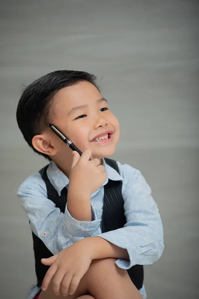 Asian Boy Dressed Smartly Stock Picture