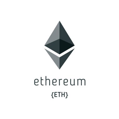 Ethereum simge vektör simgesi