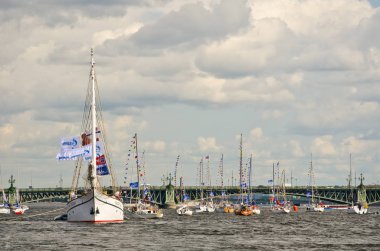 Baltık yat hafta. Yarışmalar ulusal yelken Ligi (Nsl) sınıfının J70 himayesi altında yat. St.Petersburg, Ağustos 2018