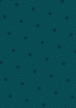 Altıgen bir ızgara üzerinde inşa vektör geometrik desen.