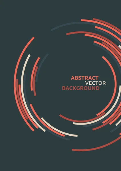 Abstrakt teknik cirklar vektor bakgrund — Stock vektor