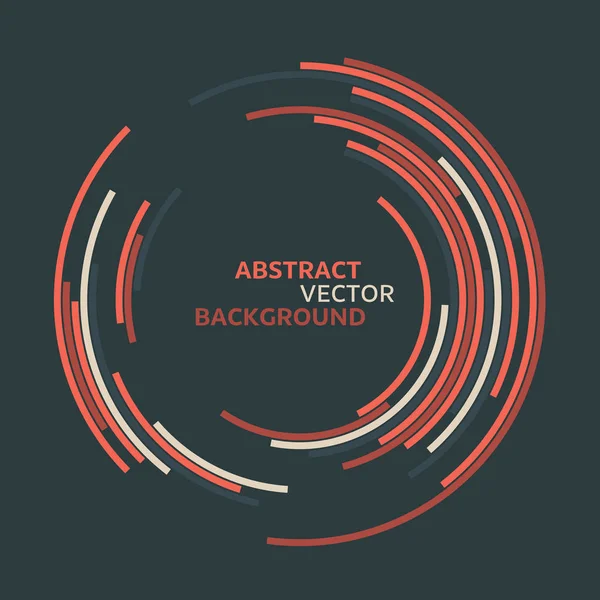 Abstrakte Technologie Kreise Vektor Hintergrund — Stockvektor