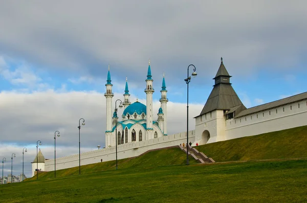 Moschea Kazan Cremlino e Kul-Sharif — Foto Stock