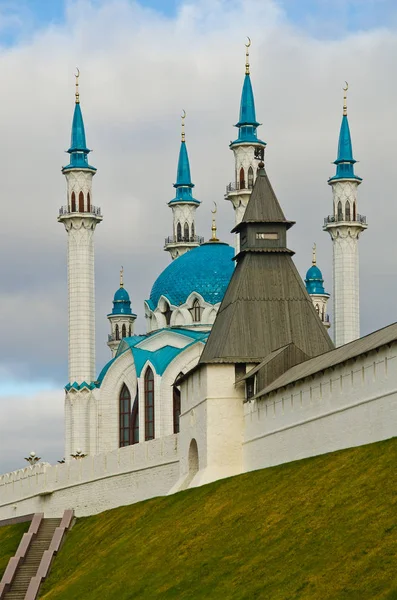 Moschea Kazan Cremlino e Kul-Sharif — Foto Stock