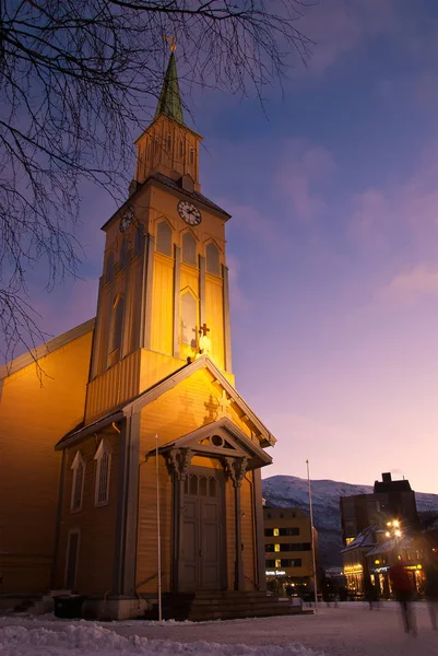 The Tromso Cathedral — Stock Photo, Image