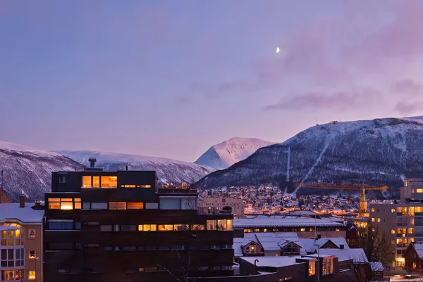 Luchtfoto van Tromsø — Stockfoto