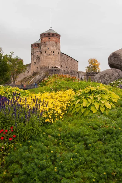 Château d'Olavinlinna à Savonlinna, Finlande — Photo