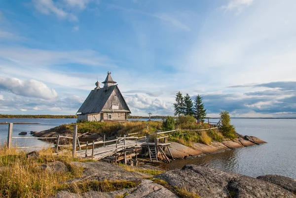 Russische Landschaft. russischer Norden, Karelien. — Stockfoto