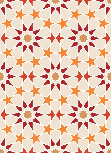 Patrón sin costuras en estilo marroquí . — Vector de stock