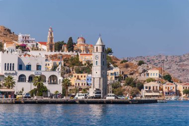 Harika Symi adası, Yunanistan.