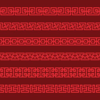 Vektör kore kenarlıkları kümesi