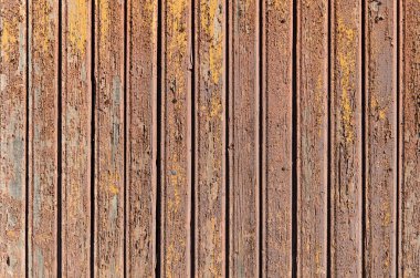 Soyulmuş boyalı eski tahtalar